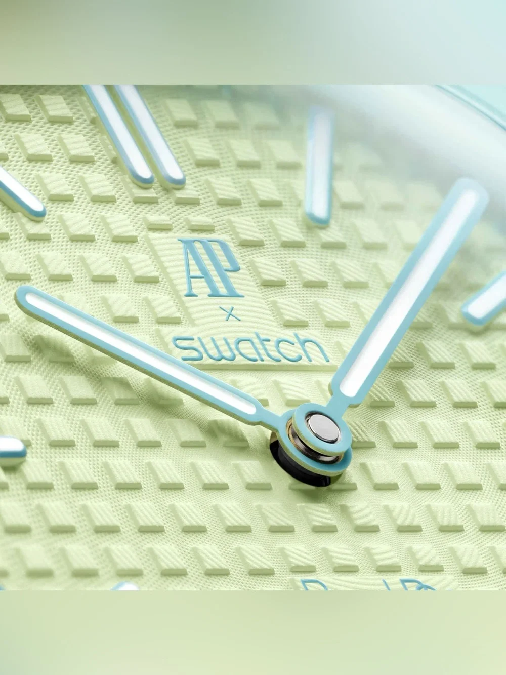 Audemars Piguet x Swatch Royal blue green Pendant Watch BLAUE ACHT AP